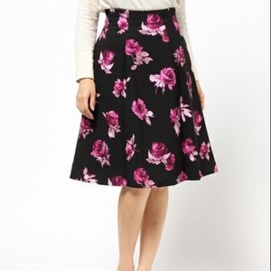 Kate Spade Encore Rose Midi Skirt